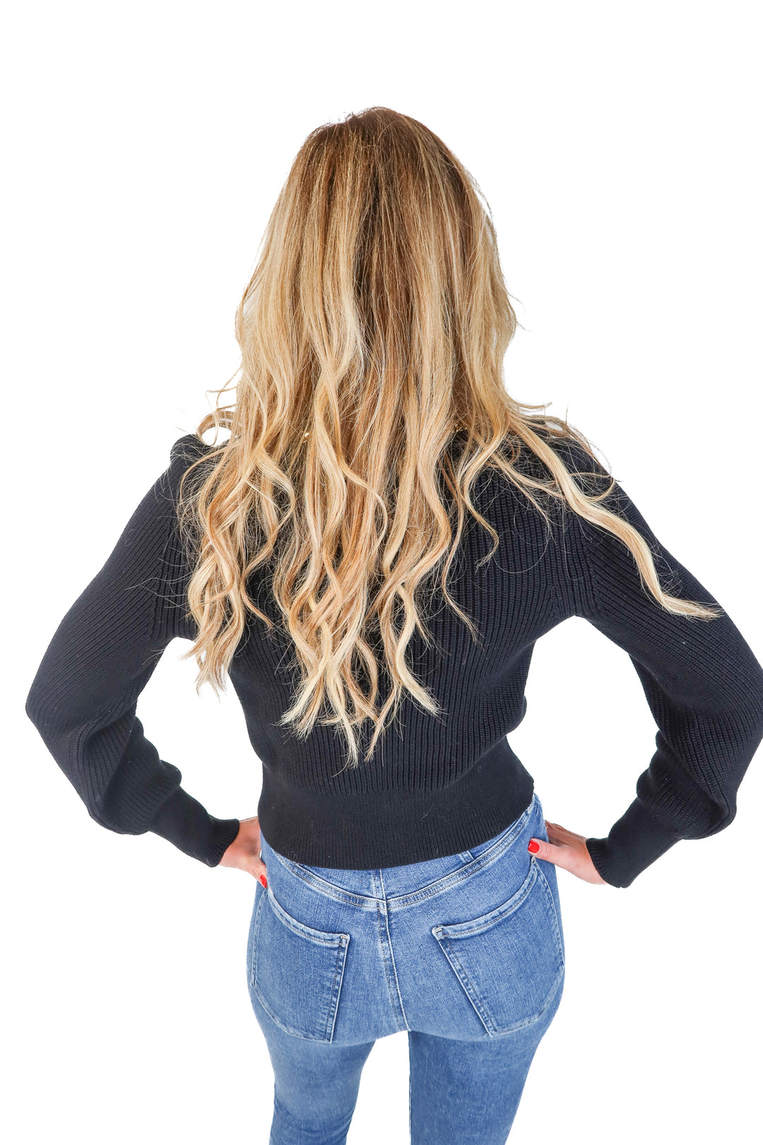 Veronica Beard Black Gold Chain Neck Sweater (XS)