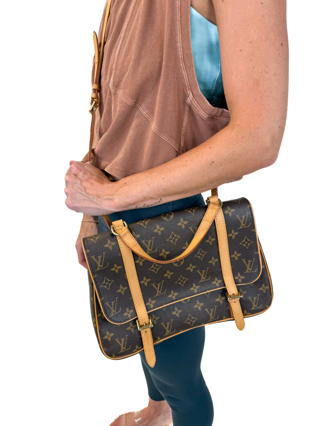 LOUIS VUITTON Monogram Marelle Sac A Dos Satchel bag 3way Backpack-Bag