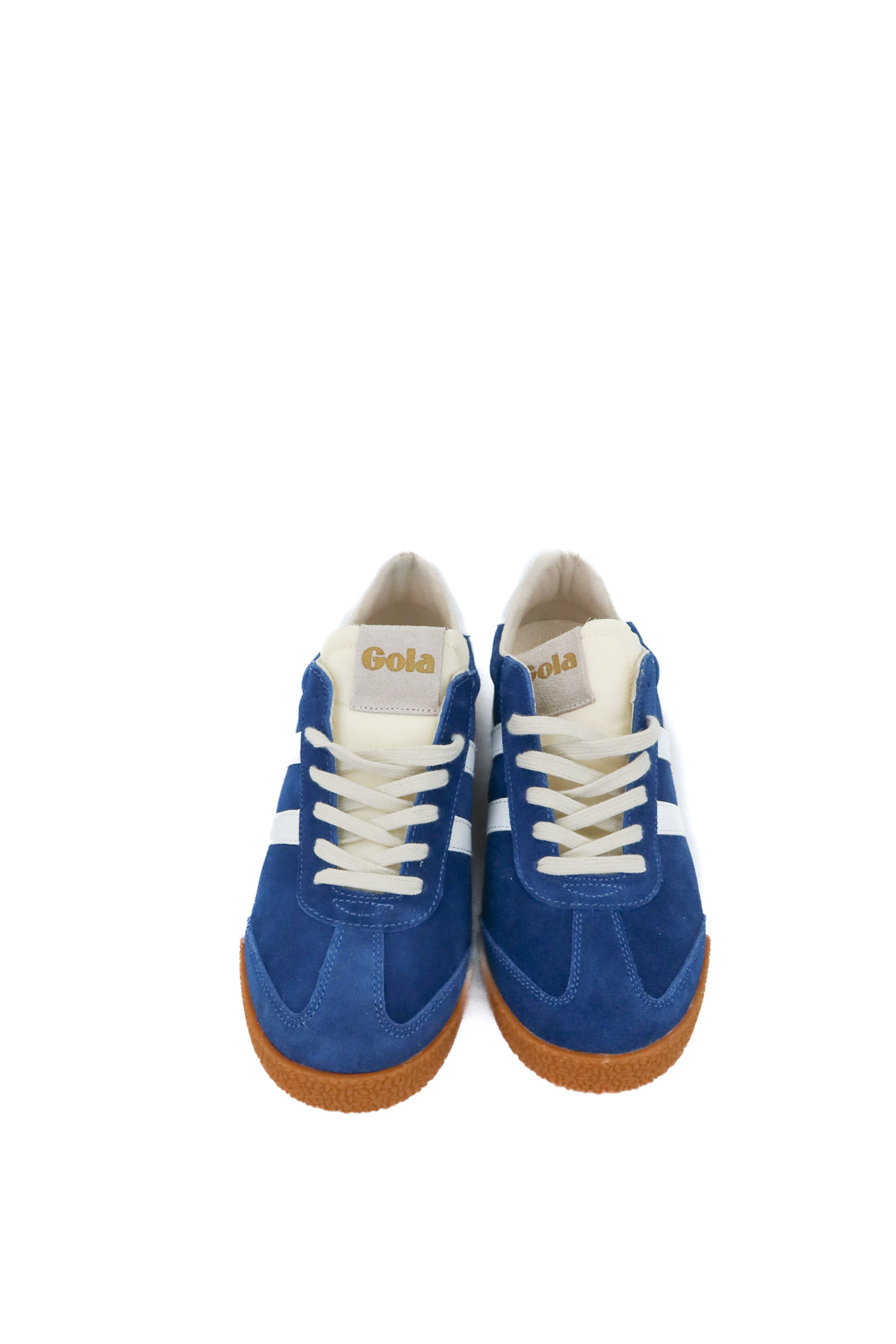 gola blue suede sneaker (9; retail $120)
