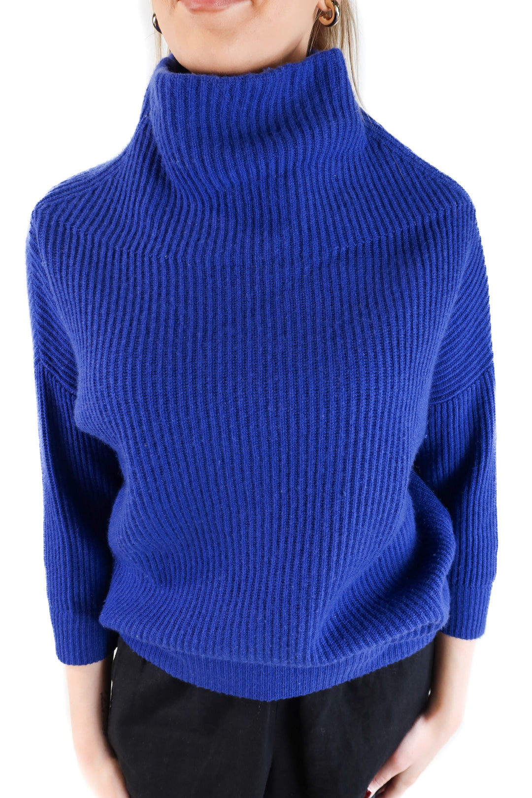 Autumn Cashmere Lapis Blue Sweater (S; retail $300)