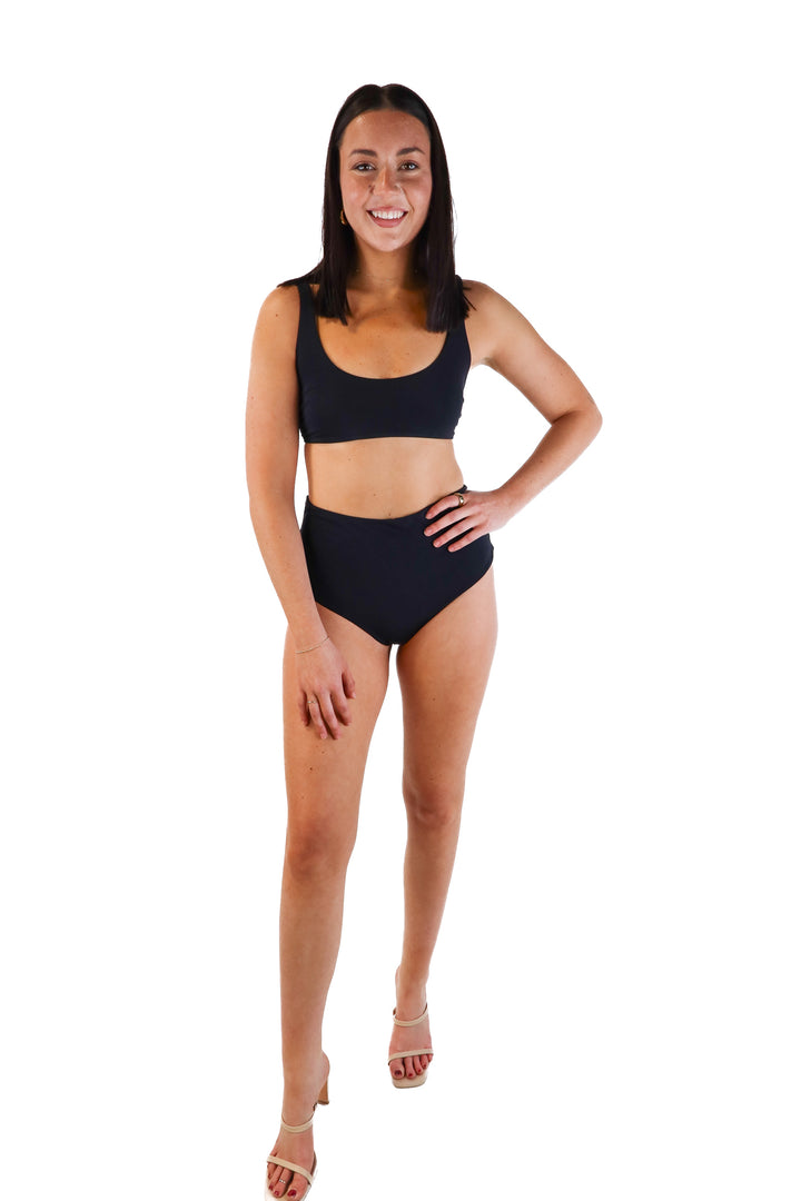 Mara Hoffman Black Bikini (S; retail $395)