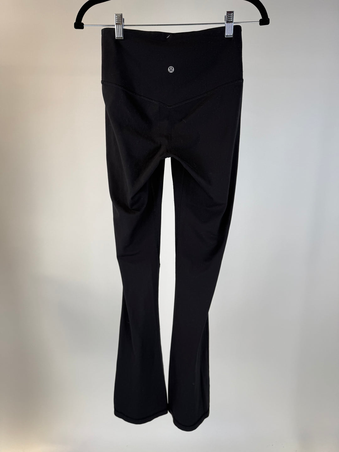 SOLD: Lululemon black flared pants (6)