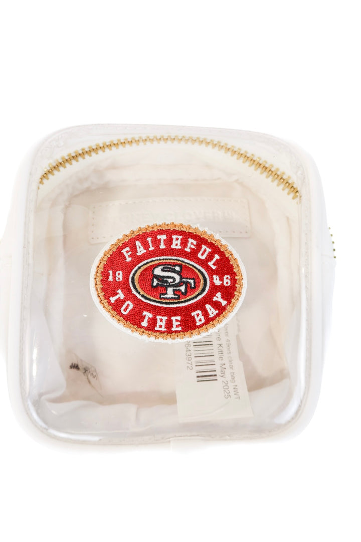 SOLD stoney clover 49ers clear bag NWT