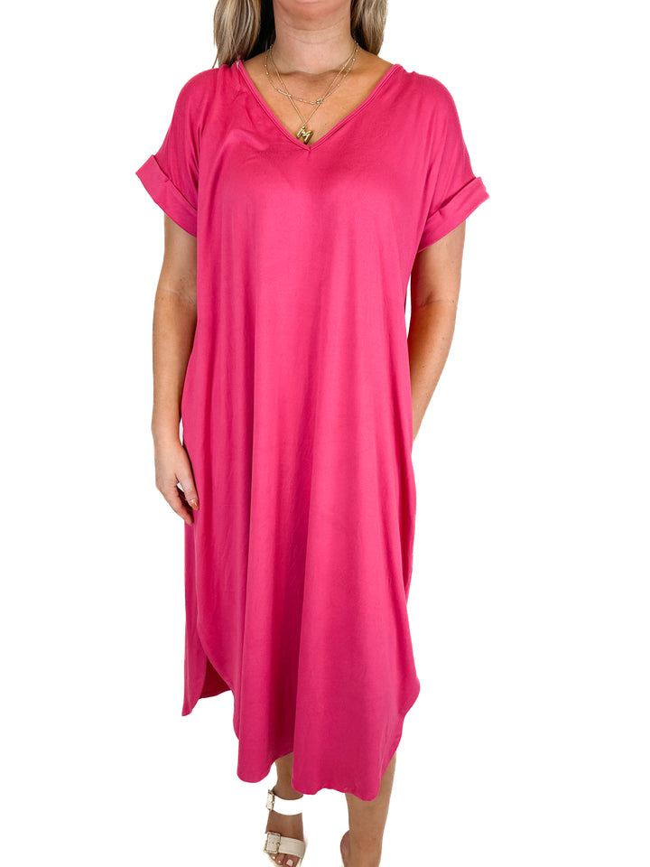 entro Pink Dress (L)