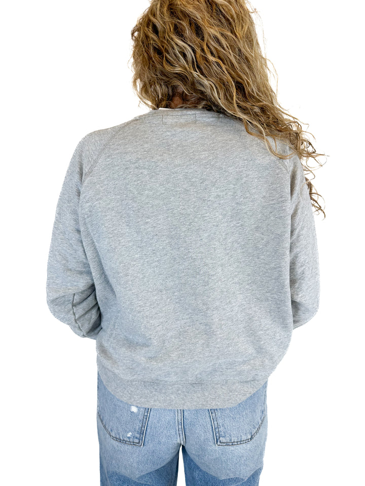 Spiritual Gangster Love More Bridget Raglan Pullover (M)