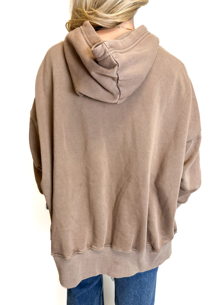 Free People Tan Hoodie NWT (S)