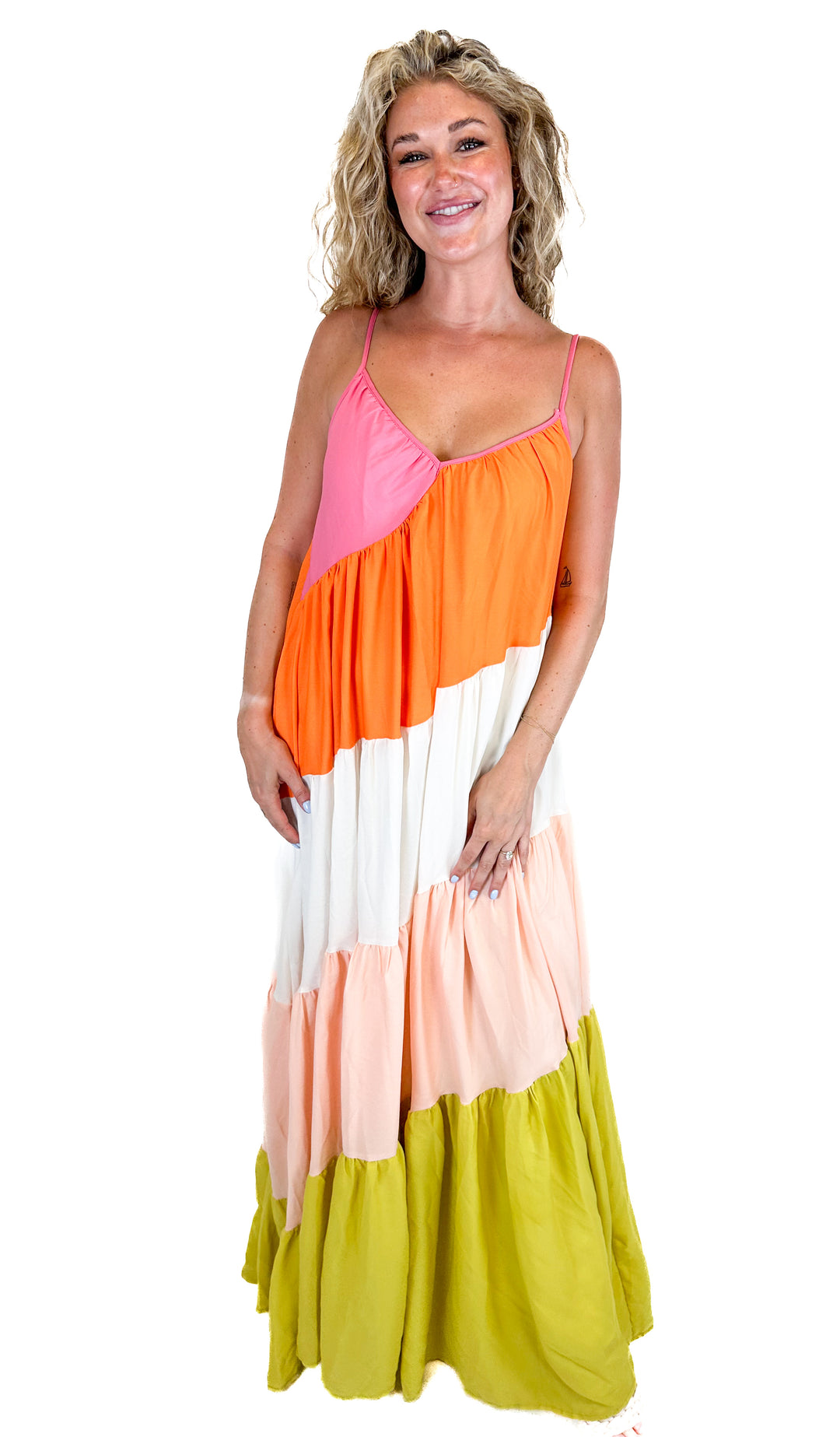 Petal & Pup Color Blocked Sundress NWT (M)