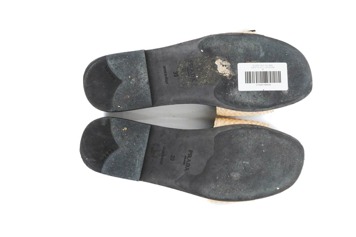 prada bow slip on sandal (39/ US8.5-9; $1,120)