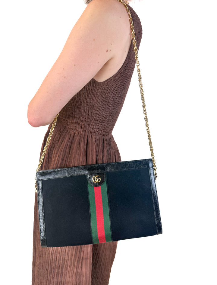Gucci Medium Ophidia Chain Bag (retail $2,150)