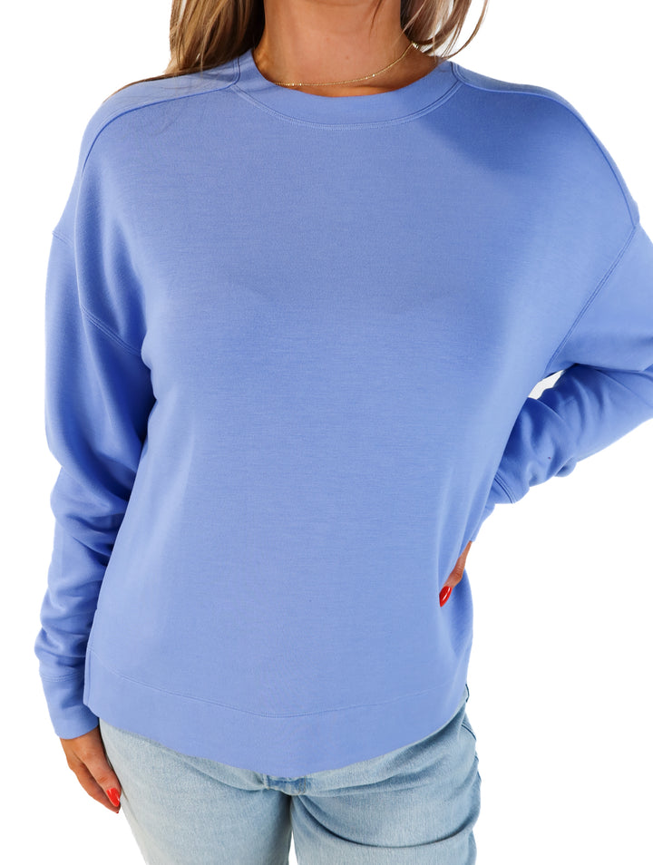 Travis Mathew periwinkle Crewneck (m; retail $119.95)