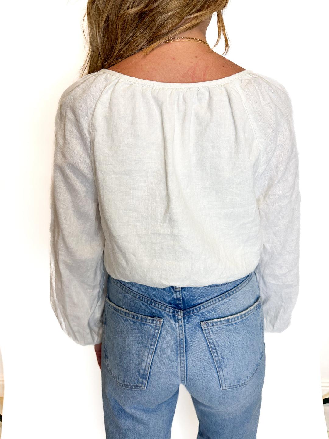 Abercrombie Cream Blouse (XS)