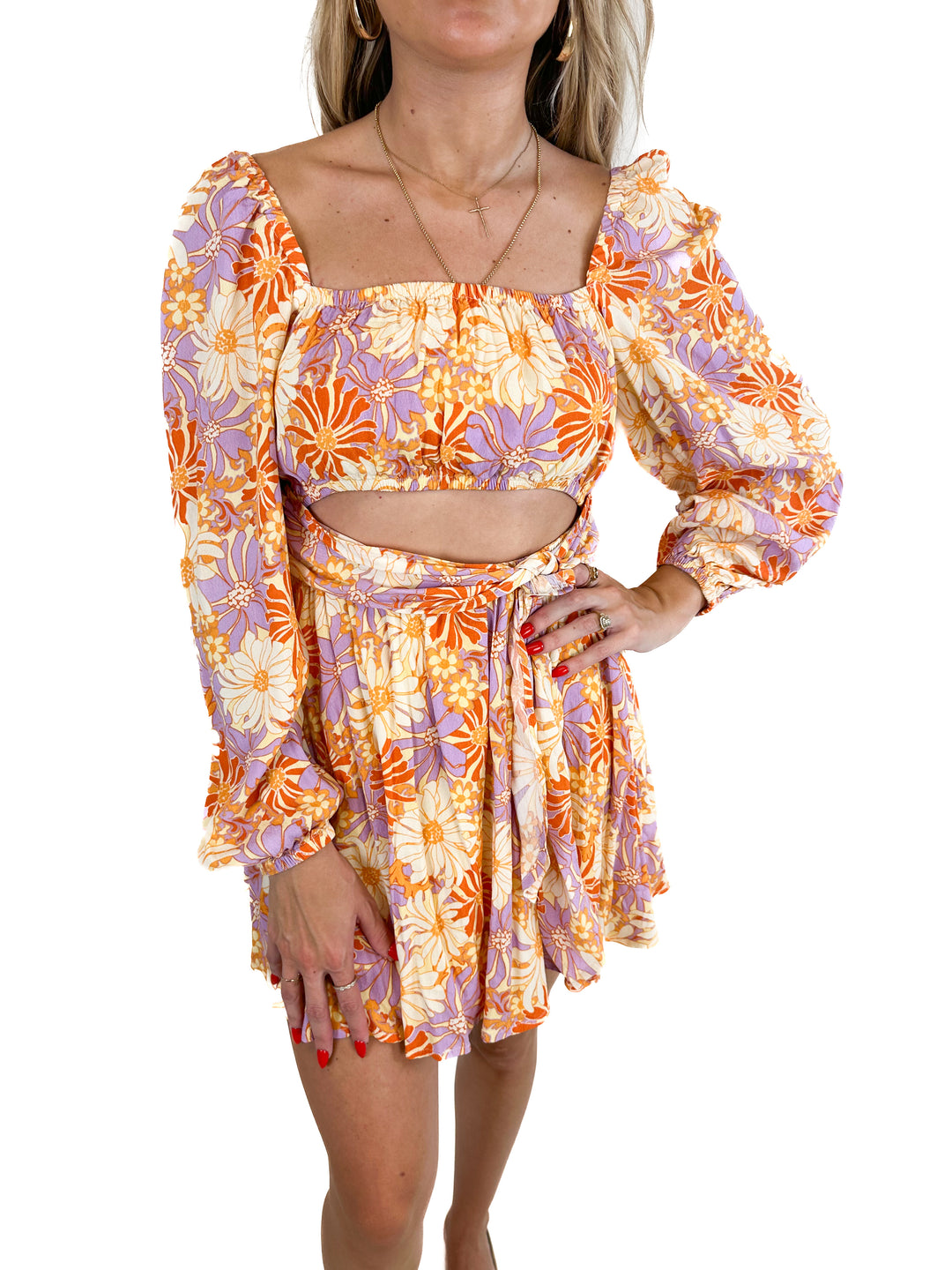 L*SPACE Floral Mini Dress (XS)
