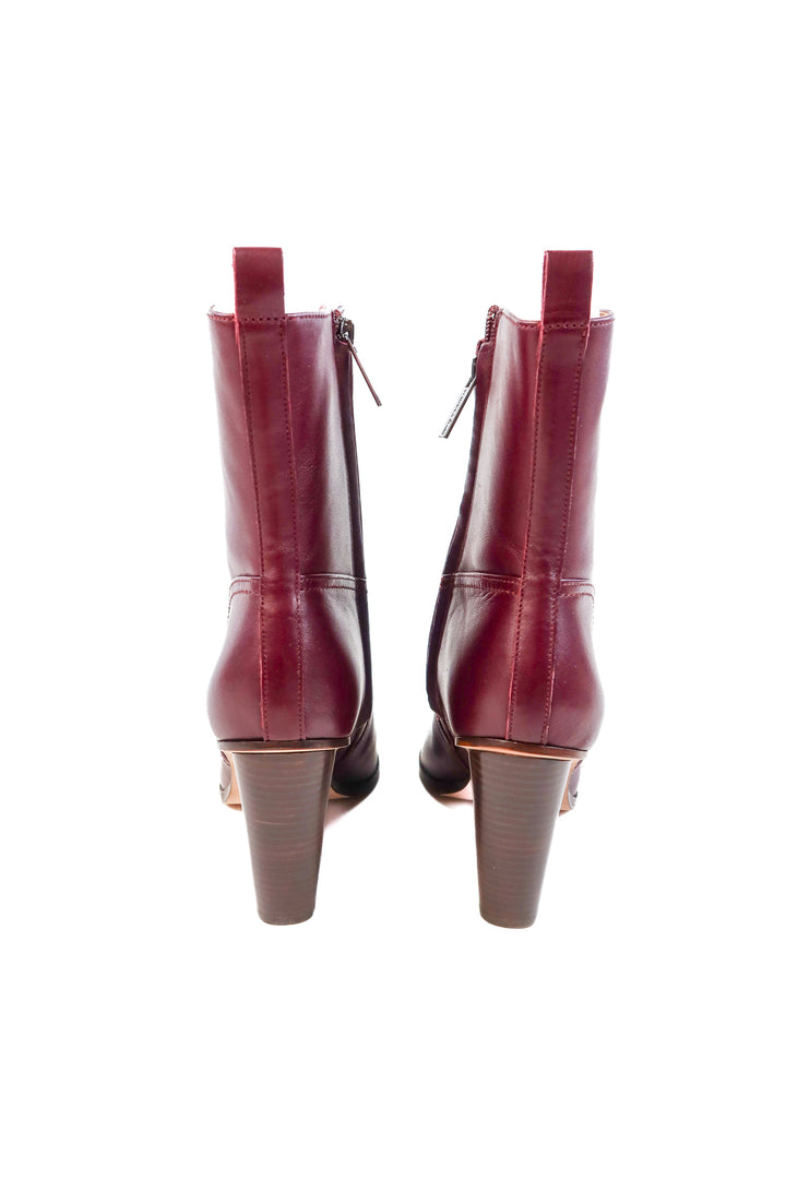 Veronica beard merlot “Logan” bootie NWOT (8.5; retail $495)