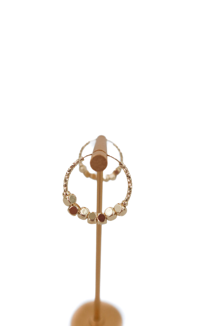 milan chiva gold earring and necklace set (retail $25)