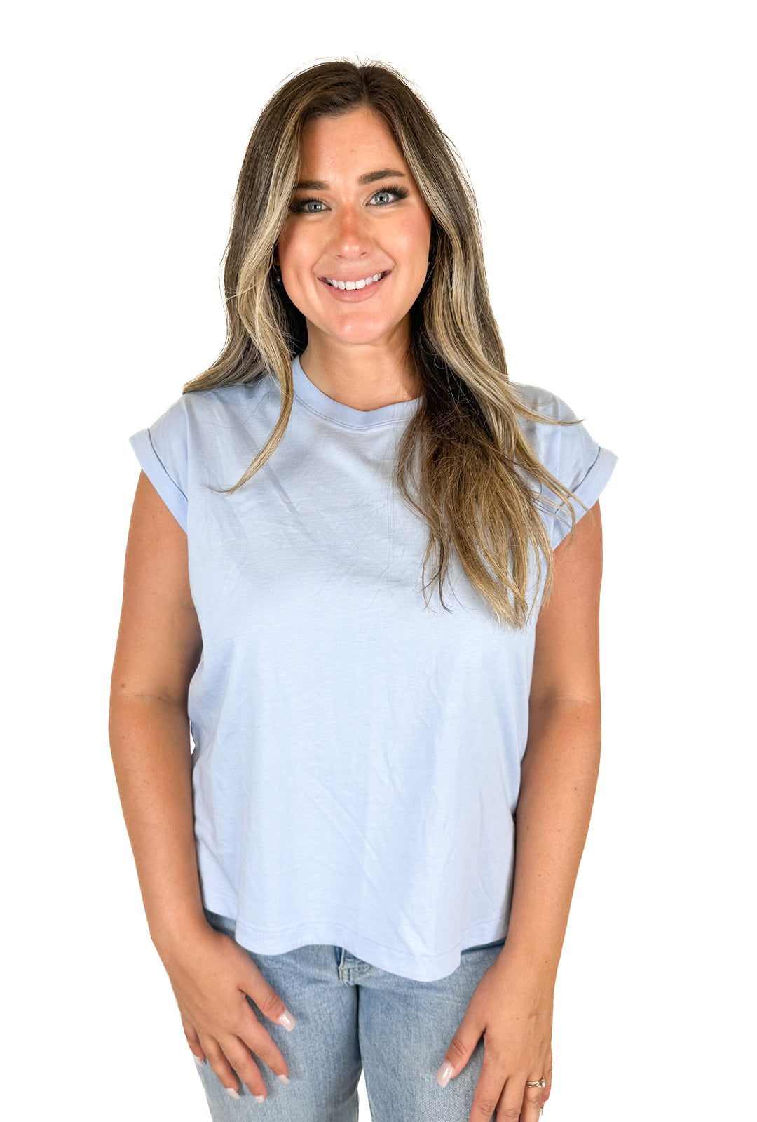 Abercrombie Cap Sleeve t-shirt NWT(M; retail $25)
