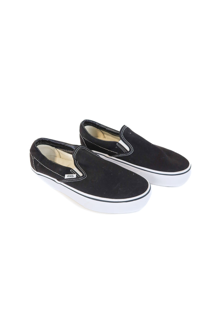 vans black slip ons NWOT (8; retail $60)