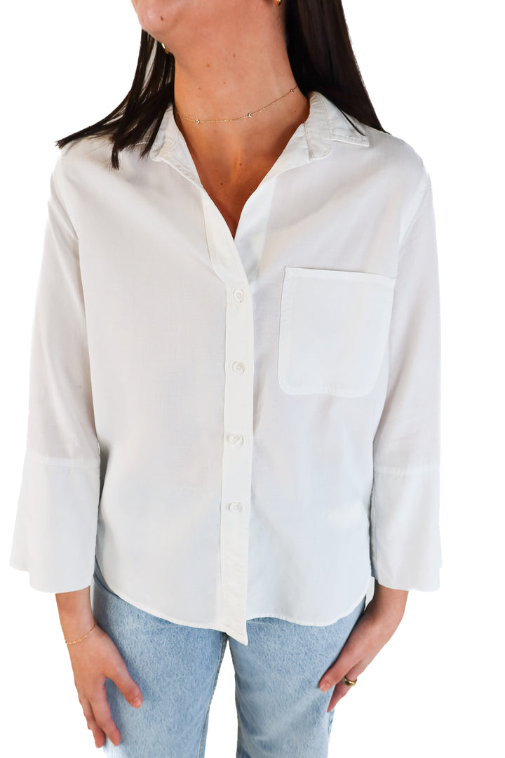 Bella Dahl White Shirt (S; retail $136)