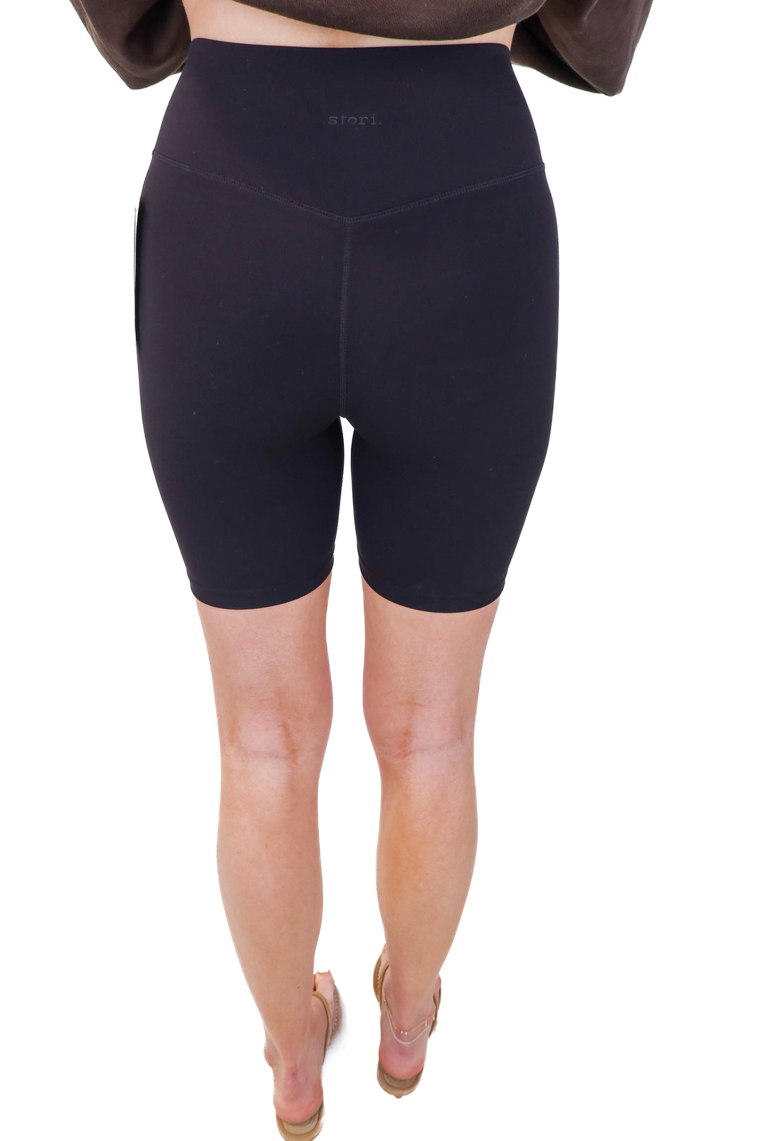 Stori Black Biker Shorts NWT (4; Retail $45)