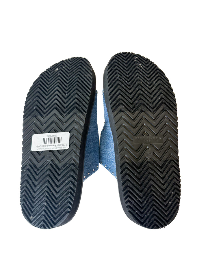 Marc Fisher Denim Studded Sandals (7)