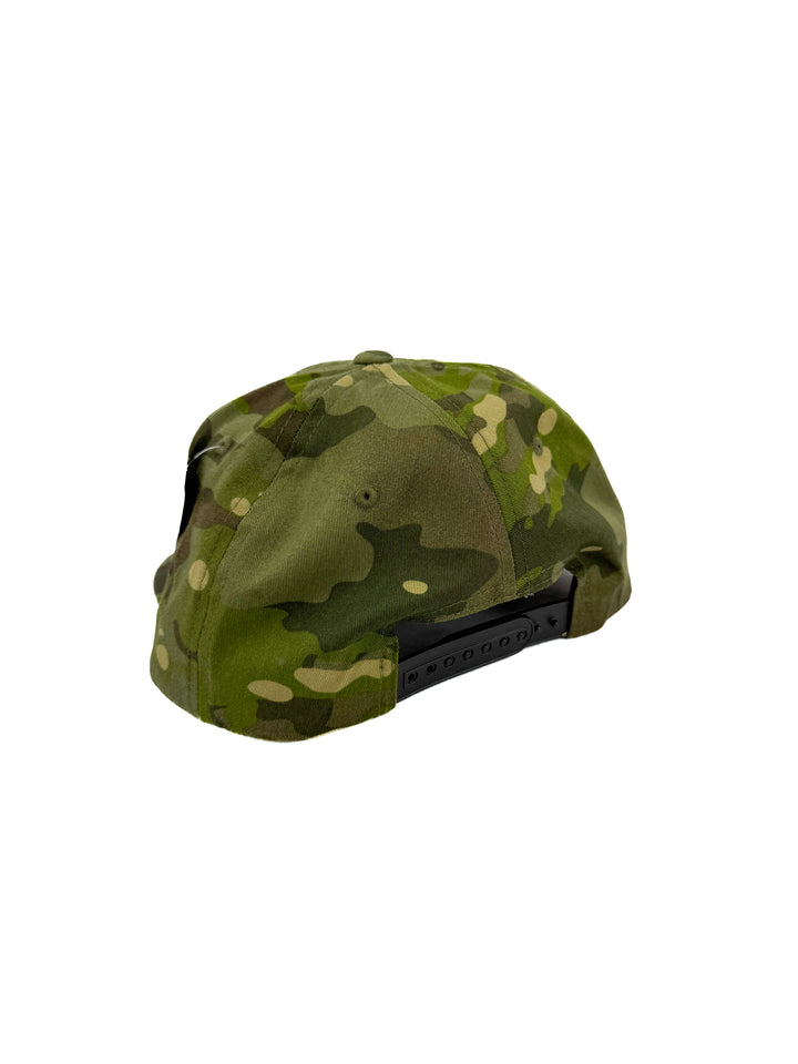 Living with Landyn camo snapback hat (OS)