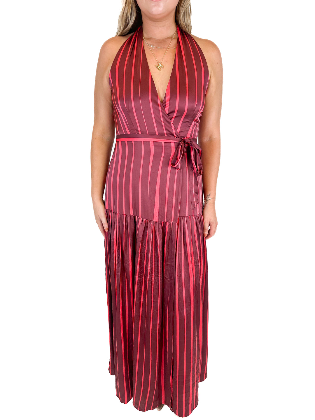 Hutch Striped Maxi Dress (M)