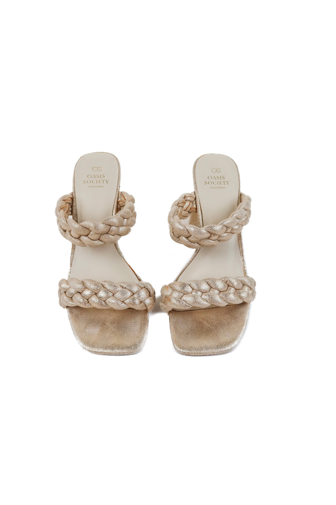 oasis society metallic braided heels (9)