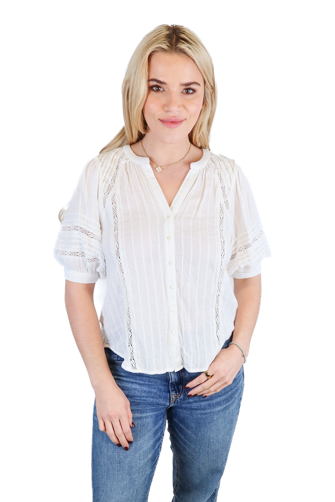 Z Supply white button-up (XS; retail $79)