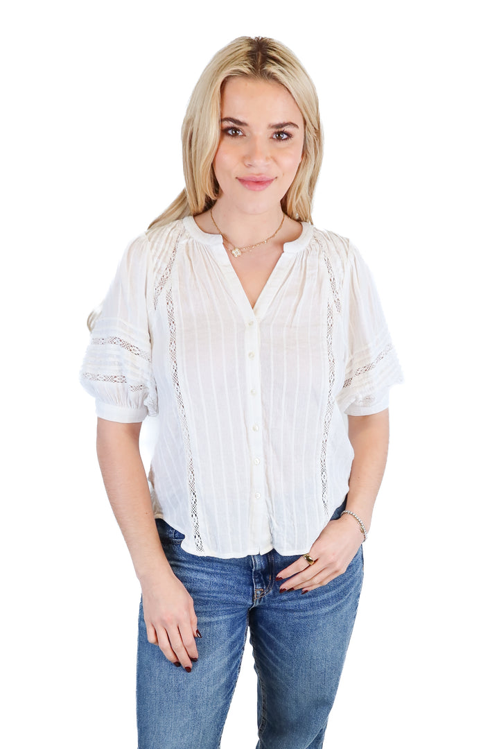 Z Supply white button-up (XS; retail $79)