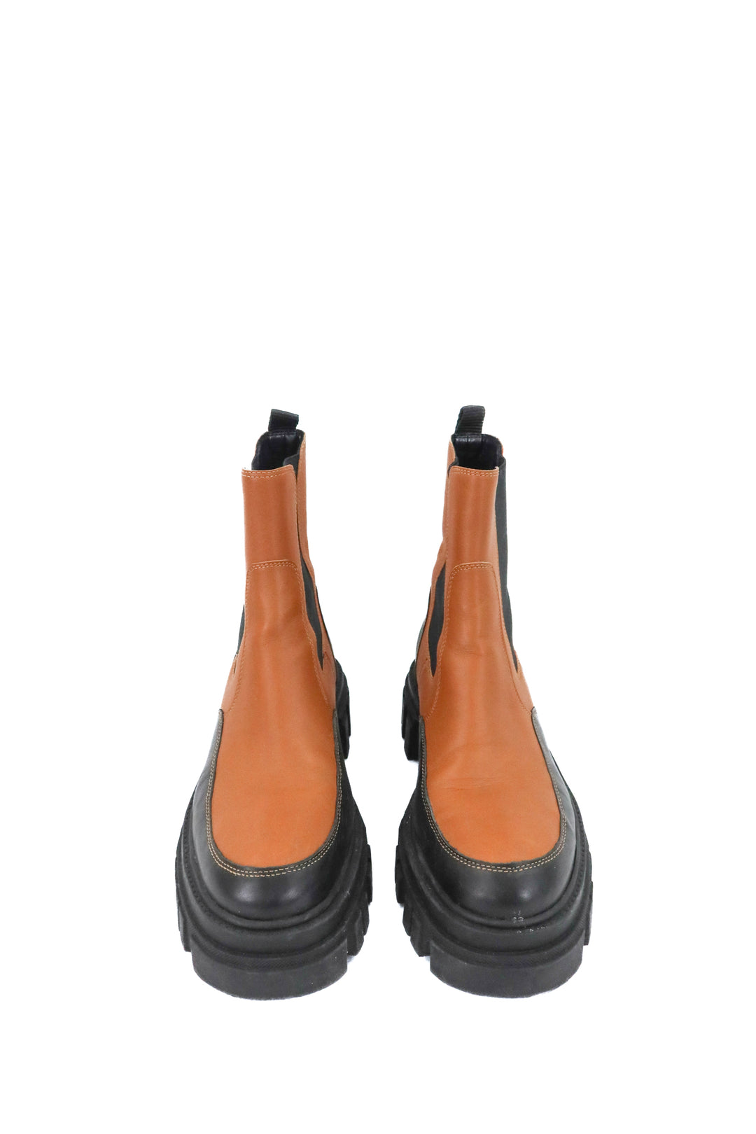 marc fisher brown chunky boot (9; retail $159)