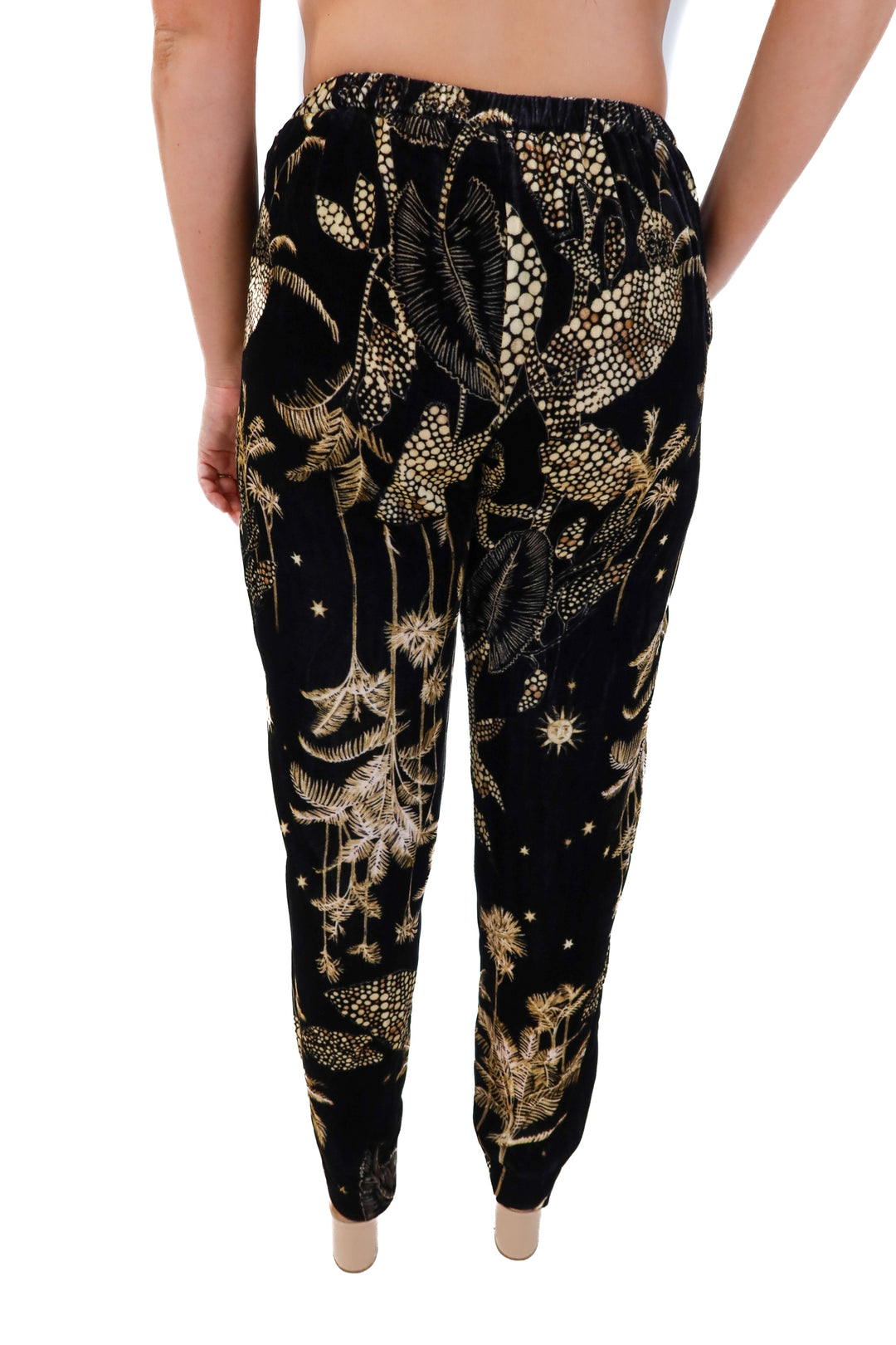 Forte Silk Velvet Pants (M; retails for $560)*