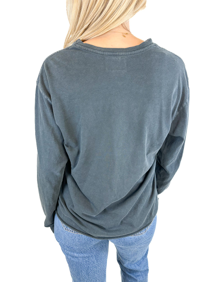 Retro Brand Los Angeles Vintage Long Sleeve NYC T-Shirt (S)*