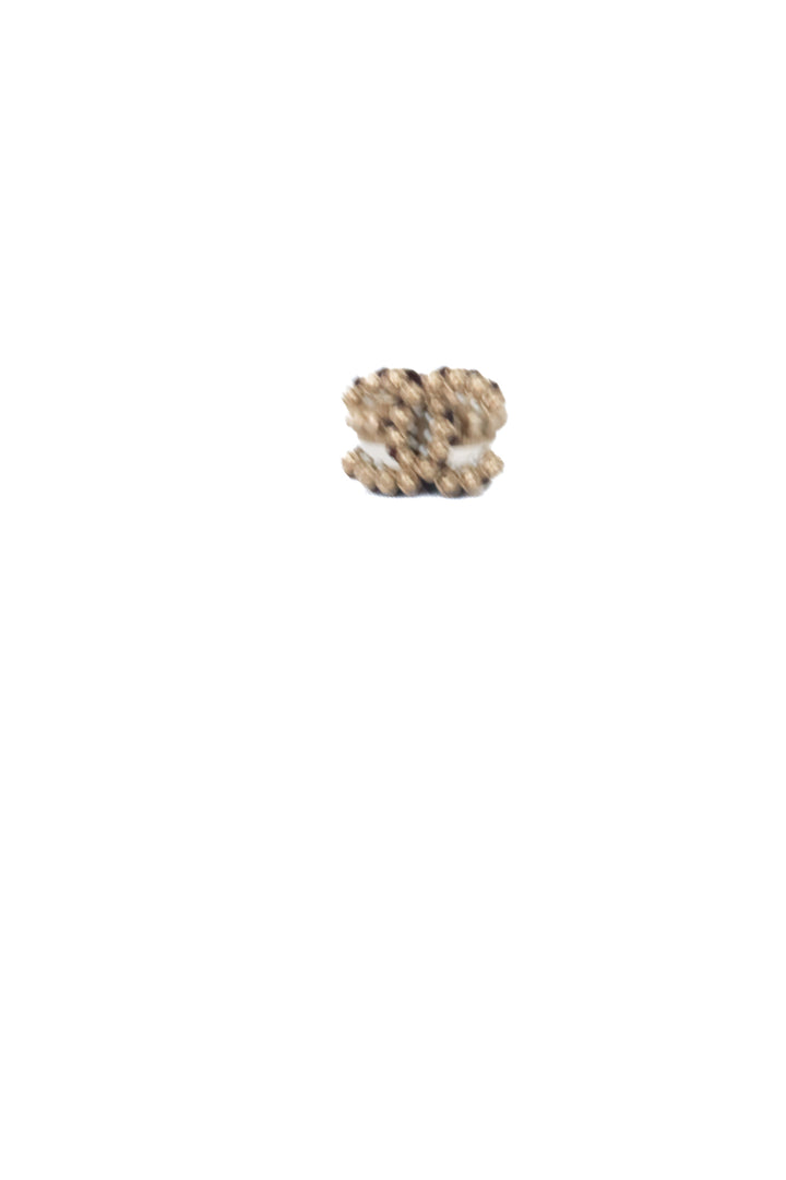 Chanel Crystal Camellia CC Ring (size 6)