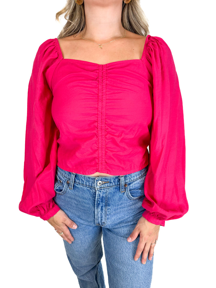 A New Day Pink Blouse (L)