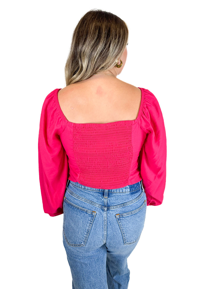 A New Day Pink Blouse (L)