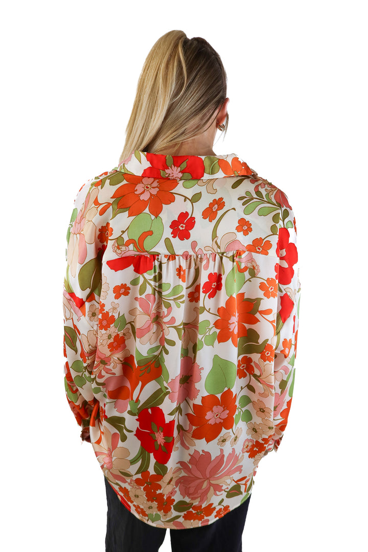 Jodifl Floral Shirt (M; retail $50)