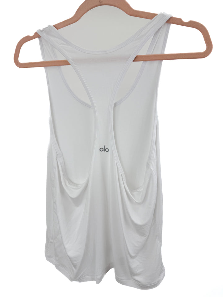 Alo All Day Tank in White (S; retail $58)
