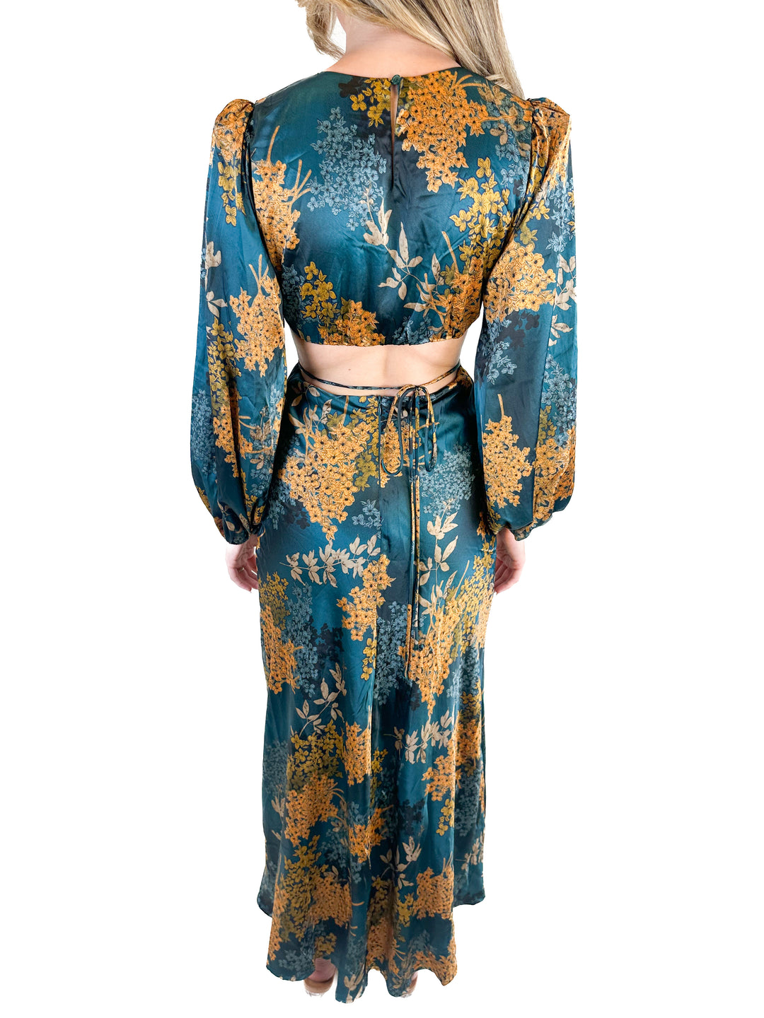 ASTR Floral Maxi Dress (XS)