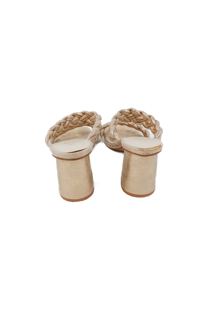 oasis society metallic braided heels (9)
