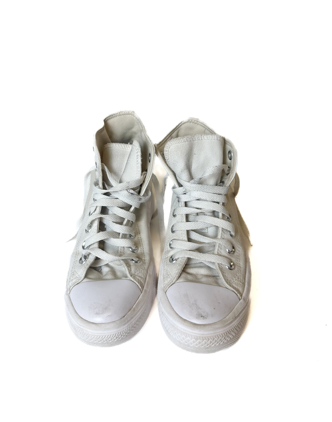 White Converse All Star Move Platform Hi-Top Sneakers (7)