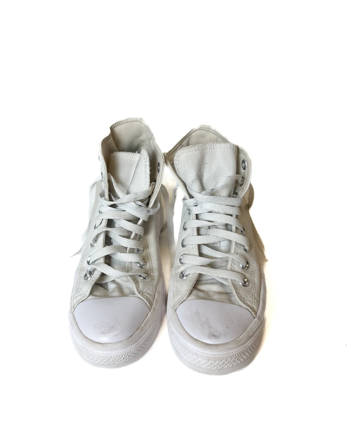 White Converse All Star Move Platform Hi-Top Sneakers (7)