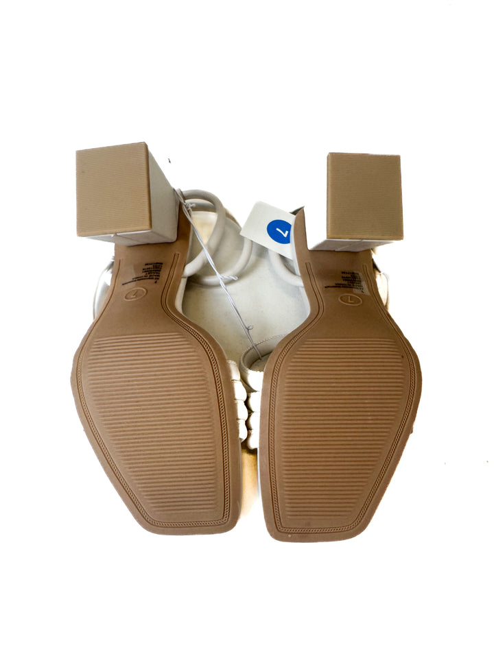 A New Day Tan Strappy Sandals NWT (7)