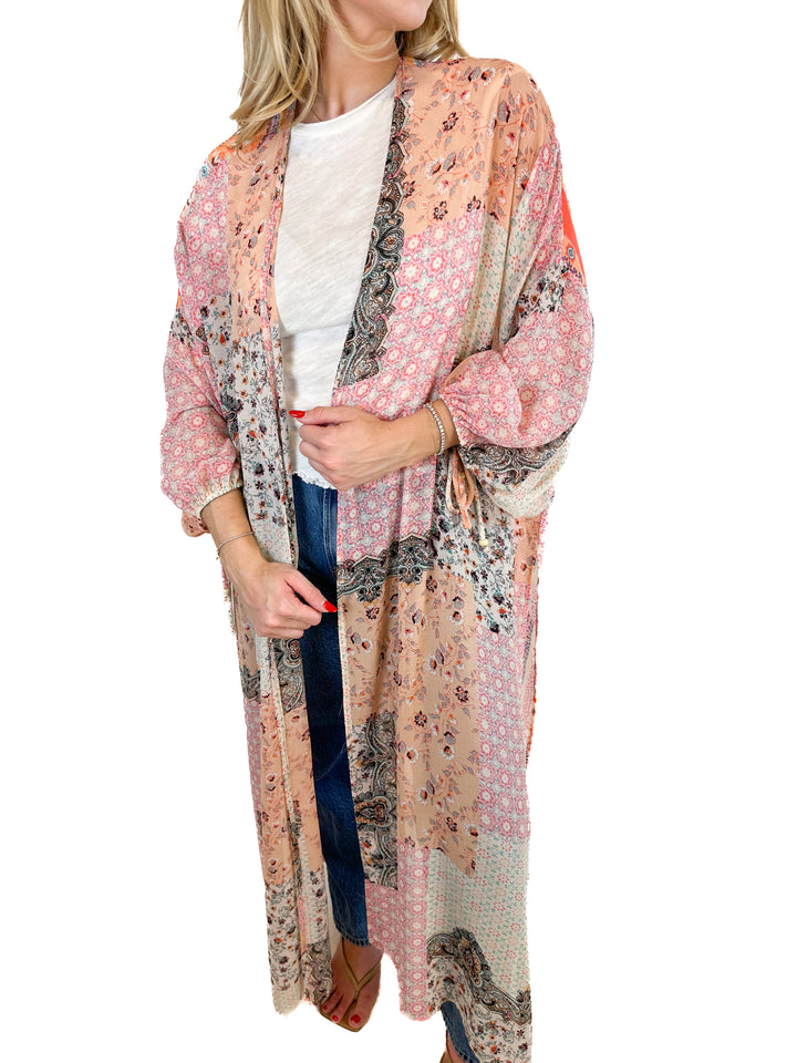 Gimmicks Kimono Sheer Printed  (S)