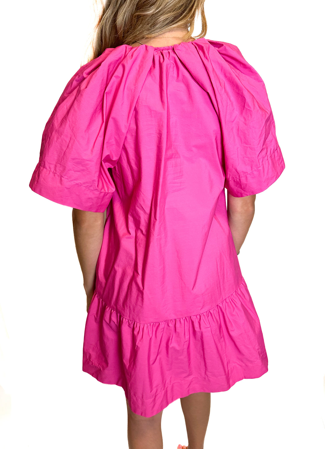 A New Day Pink Cotton Poplin Mini Dress NWT (XS)