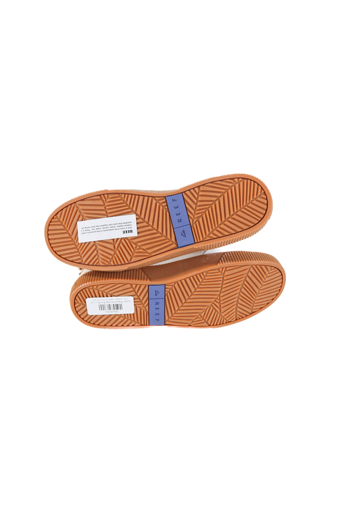 reef mid top sneakers NWOT (8.5; retail $80)