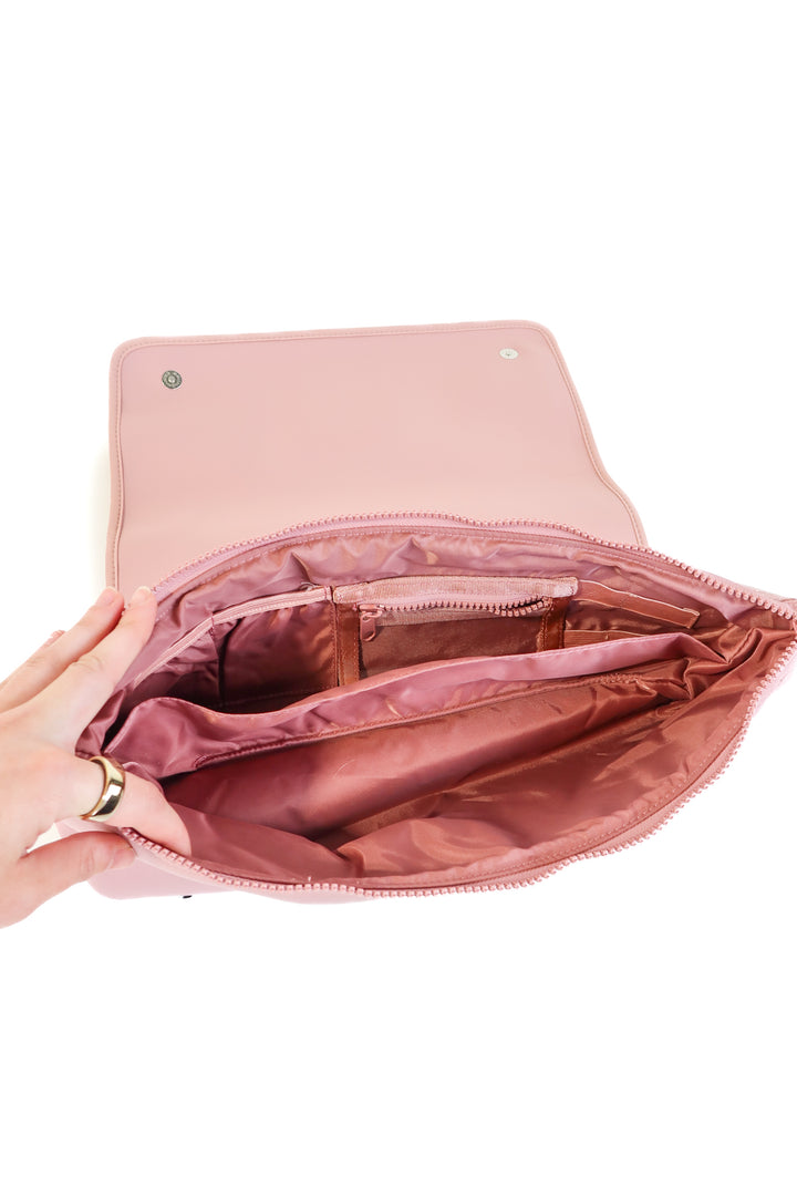 barefoot caribou mauve hair tool travel case (retail $40)