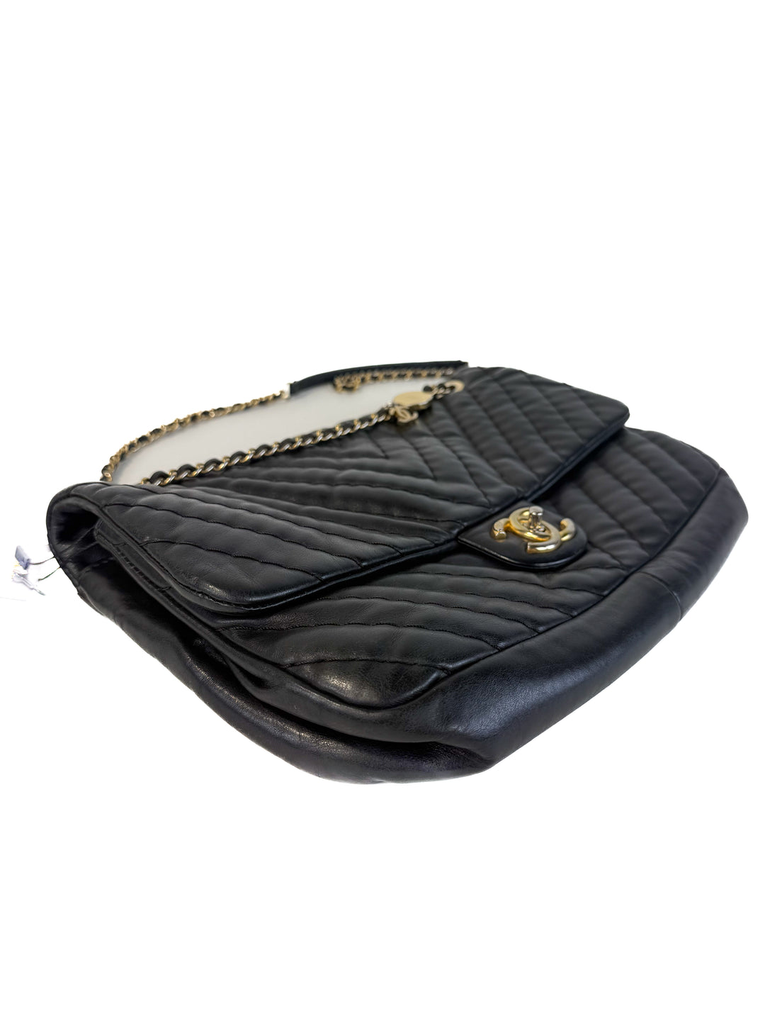 Chanel Quilted Chevron in Black (est. retail today $8,200)