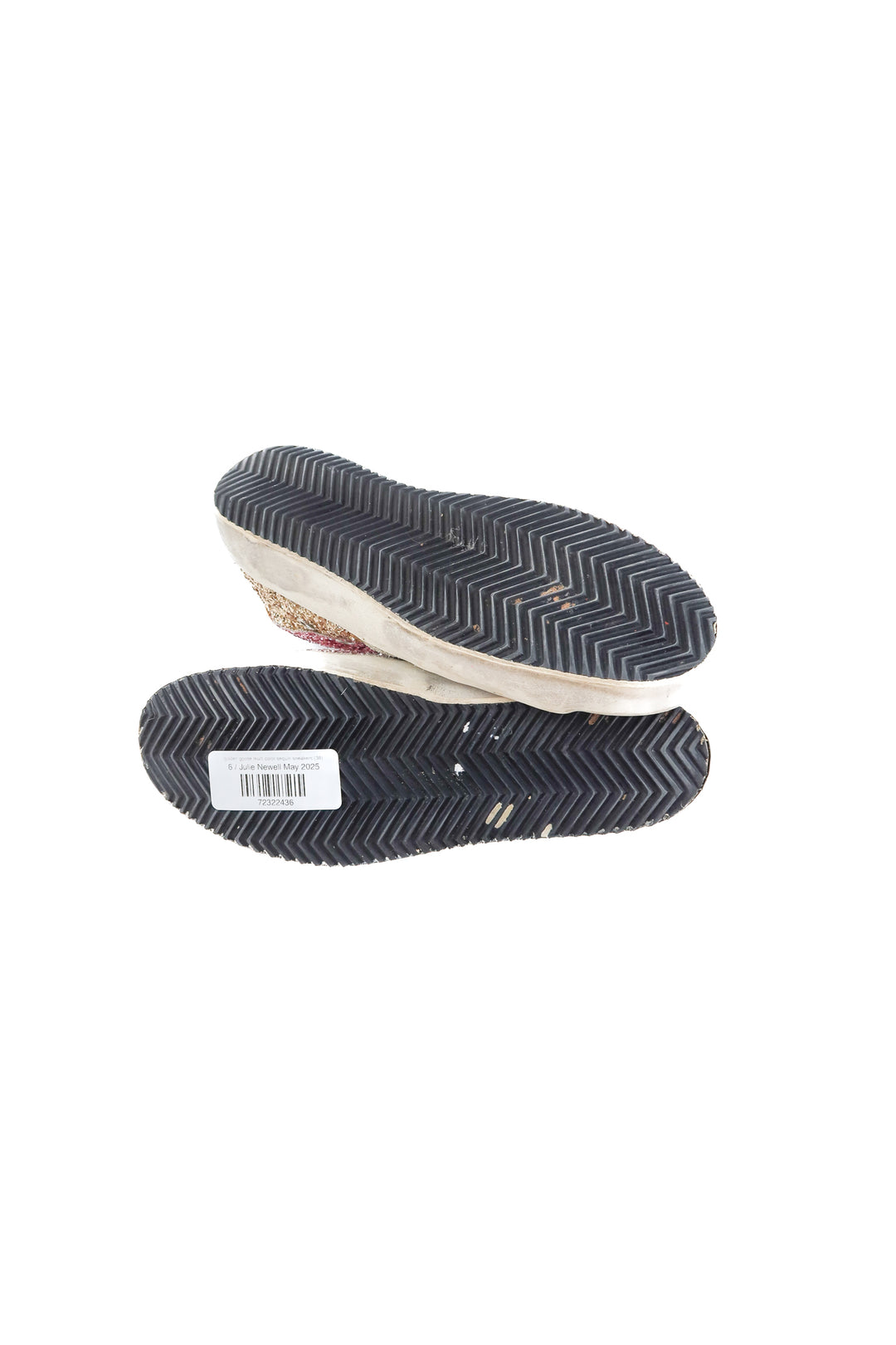 golden goose multi color sequin sneakers (36/ US6; retail $710)