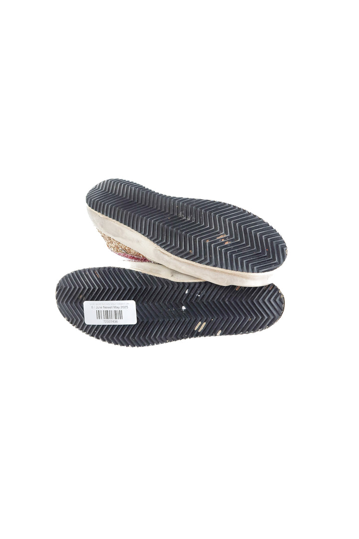 golden goose multi color sequin sneakers (36/ US6; retail $710)