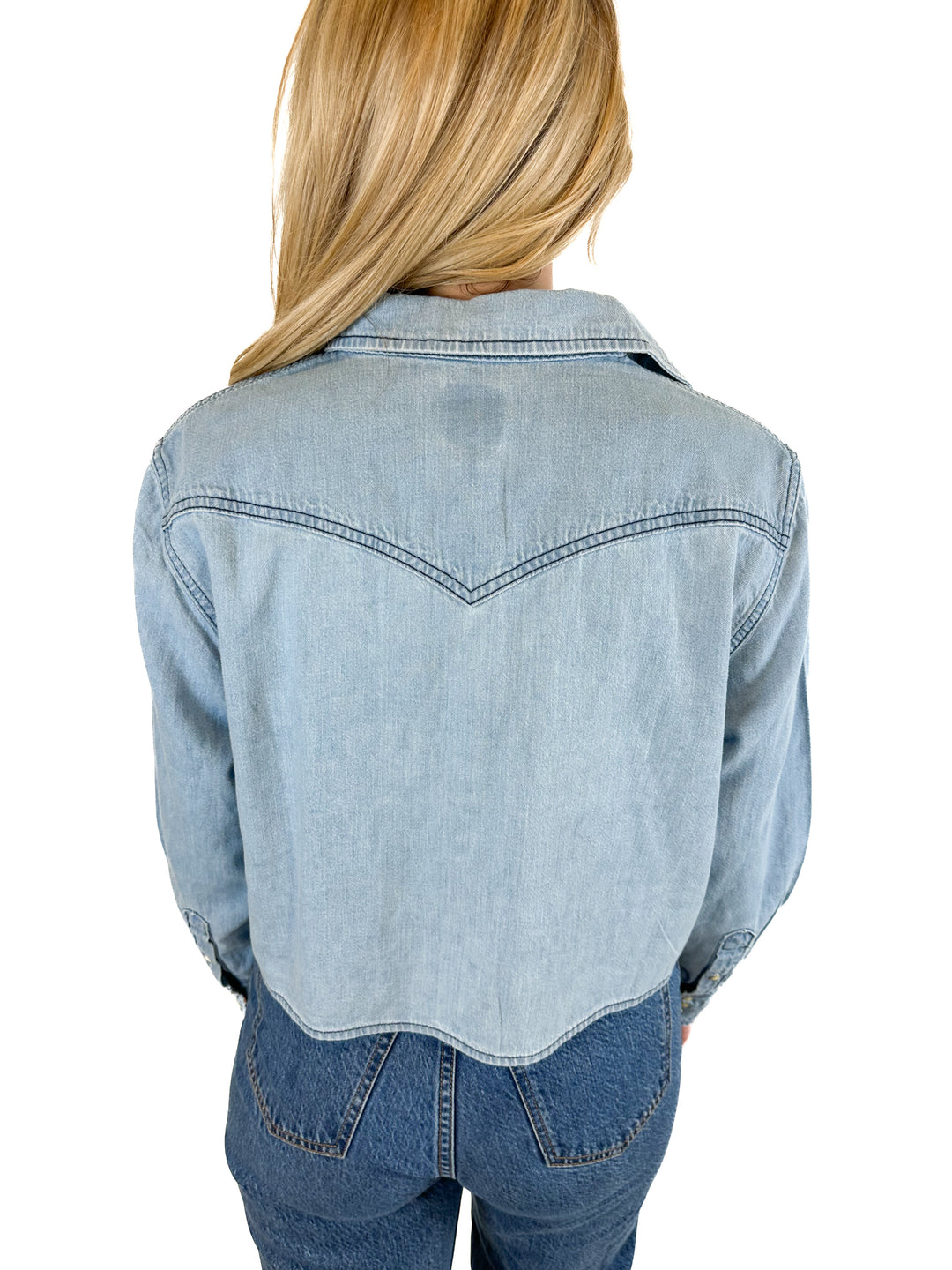 Lee Cropped Western Overshirt NWT (XS)