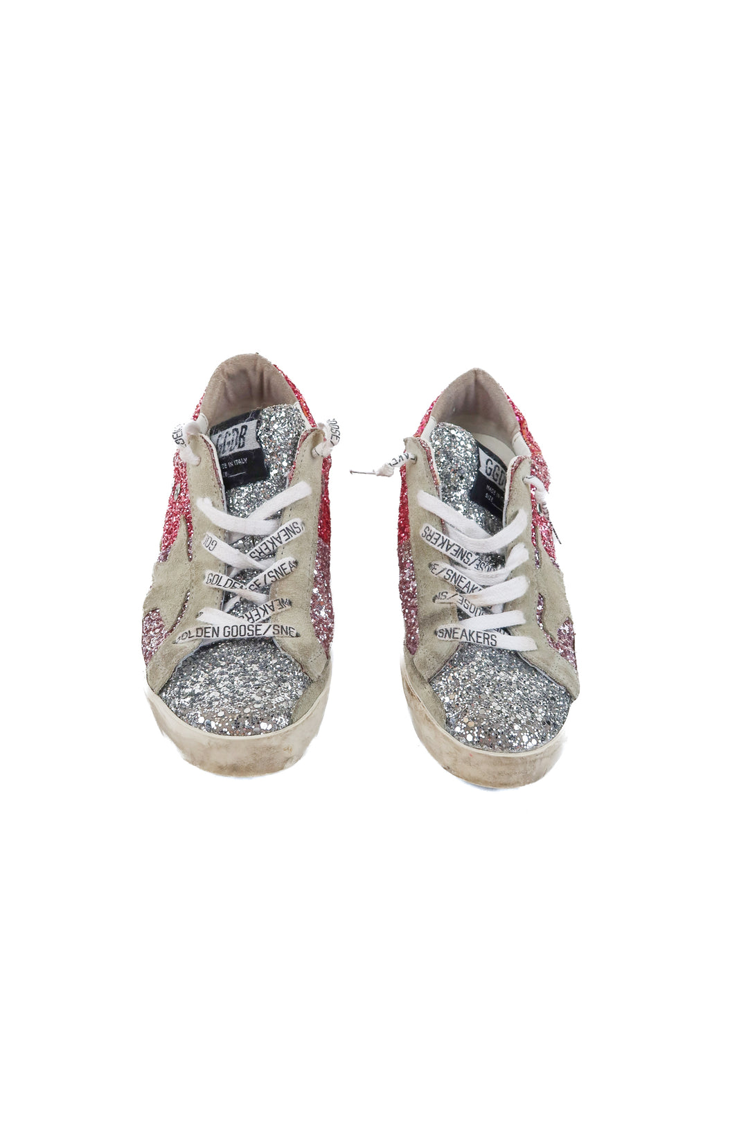 golden goose multi color sequin sneakers (36/ US6; retail $710)